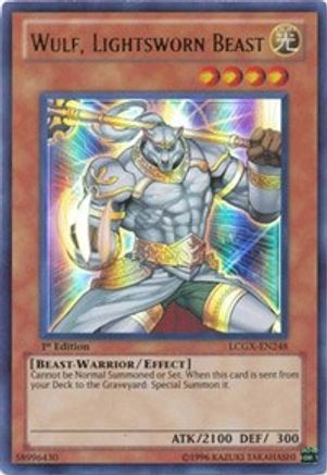 Wulf, Lightsworn Beast (LCGX-EN248) - Legendary Collection 2 Unlimited Legendary Collection 2 Yugioh Single Squirtle Squad Card Shop.