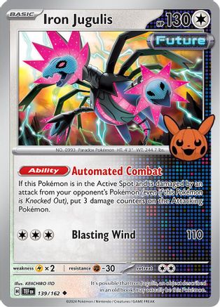 Iron Jugulis 139 Trick or Trade BOOster Bundle 2024 - Uncommon Trick or Trade BOOster Bundle 2024 Pokemon Single Squirtle Squad Card Shop.