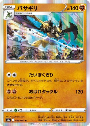 Kleavor - 046/067 (046/067) - S9a Battle Region Holofoil S9a: Battle Region Pokemon Japanese Single Squirtle Squad Card Shop.