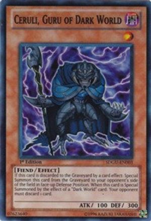 Ceruli, Guru of Dark World (SDGU-EN003) - Structure Deck: Gates of the Underworld 1st Edition Structure Deck: Gates of the Underworld Yugioh Single Squirtle Squad Card Shop.