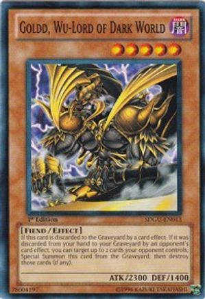 Goldd, Wu-Lord of Dark World (SDGU-EN013) - Structure Deck: Gates of the Underworld 1st Edition Structure Deck: Gates of the Underworld Yugioh Single Squirtle Squad Card Shop.