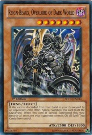 Reign-Beaux, Overlord of Dark World (SDGU-EN014) - Structure Deck: Gates of the Underworld Unlimited Structure Deck: Gates of the Underworld Yugioh Single Squirtle Squad Card Shop.