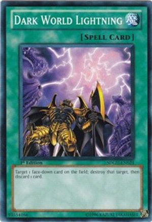 Dark World Lightning (SDGU-EN024) - Structure Deck: Gates of the Underworld Unlimited Structure Deck: Gates of the Underworld Yugioh Single Squirtle Squad Card Shop.