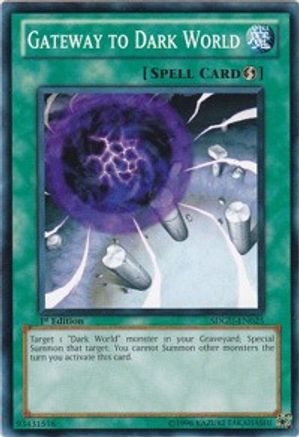 Gateway to Dark World (SDGU-EN025) - Structure Deck: Gates of the Underworld 1st Edition Structure Deck: Gates of the Underworld Yugioh Single Squirtle Squad Card Shop.