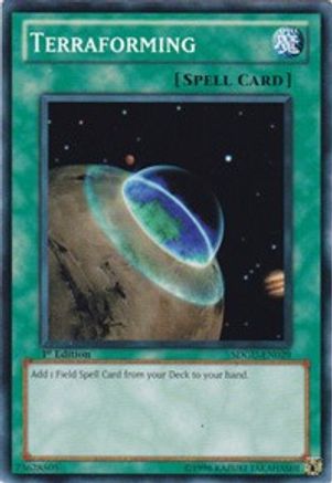 Terraforming (SDGU-EN029) - Structure Deck: Gates of the Underworld 1st Edition Structure Deck: Gates of the Underworld Yugioh Single Squirtle Squad Card Shop.