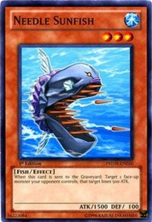 Needle Sunfish (PHSW-EN010) - Photon Shockwave 1st Edition Photon Shockwave Yugioh Single Squirtle Squad Card Shop.