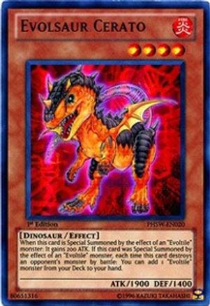 Evolsaur Cerato (PHSW-EN020) - Photon Shockwave 1st Edition Photon Shockwave Yugioh Single Squirtle Squad Card Shop.