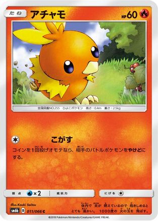 Torchic (011/066) - SM6b Champion Road SM6b: Champion Road Pokemon Japanese Single Squirtle Squad Card Shop.