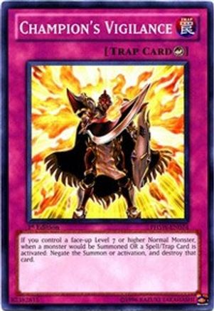 Champion's Vigilance (PHSW-EN074) - Photon Shockwave 1st Edition Photon Shockwave Yugioh Single Squirtle Squad Card Shop.