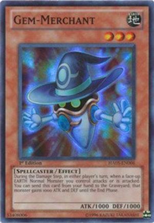 Gem-Merchant (HA05-EN006) - Hidden Arsenal 5: Steelswarm Invasion 1st Edition Hidden Arsenal 5: Steelswarm Invasion Yugioh Single Squirtle Squad Card Shop.