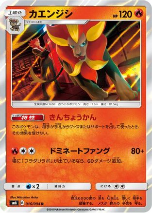 Pyroar - 016/094 (016/094) - SM6 Forbidden Light Holofoil SM6: Forbidden Light Pokemon Japanese Single Squirtle Squad Card Shop.