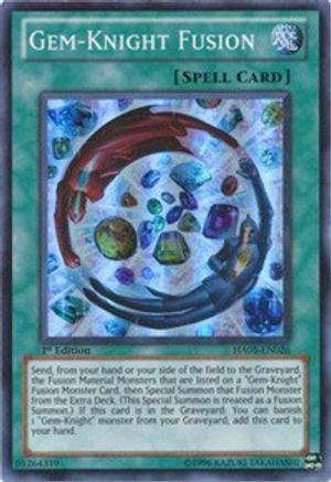 Gem-Knight Fusion (HA05-EN026) - Hidden Arsenal 5: Steelswarm Invasion 1st Edition Hidden Arsenal 5: Steelswarm Invasion Yugioh Single Squirtle Squad Card Shop.