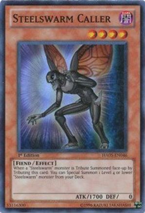 Steelswarm Caller (HA05-EN046) - Hidden Arsenal 5: Steelswarm Invasion 1st Edition Hidden Arsenal 5: Steelswarm Invasion Yugioh Single Squirtle Squad Card Shop.
