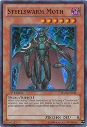 Steelswarm Moth (HA05-EN048) - Hidden Arsenal 5: Steelswarm Invasion 1st Edition Hidden Arsenal 5: Steelswarm Invasion Yugioh Single Squirtle Squad Card Shop.