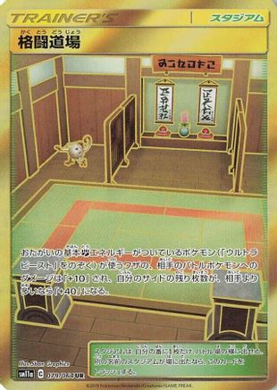 Martial Arts Dojo (079/064) - SM11a Remix Bout Holofoil SM11a: Remix Bout Pokemon Japanese Single Squirtle Squad Card Shop.