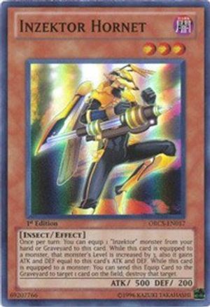 Inzektor Hornet (ORCS-EN017) - Order of Chaos 1st Edition Order of Chaos Yugioh Single Squirtle Squad Card Shop.
