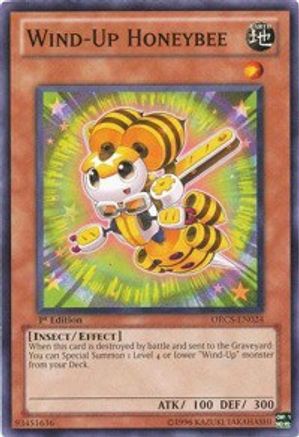 Wind-Up Honeybee (ORCS-EN024) - Order of Chaos Unlimited Order of Chaos Yugioh Single Squirtle Squad Card Shop.