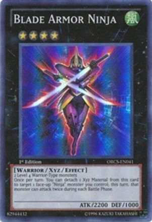 Blade Armor Ninja (ORCS-EN041) - Order of Chaos 1st Edition Order of Chaos Yugioh Single Squirtle Squad Card Shop.
