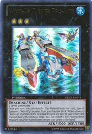Wind-Up Carrier Zenmaity (ORCS-EN044) - Order of Chaos 1st Edition Order of Chaos Yugioh Single Squirtle Squad Card Shop.