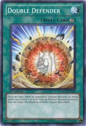 Double Defender (ORCS-EN049) - Order of Chaos 1st Edition Order of Chaos Yugioh Single Squirtle Squad Card Shop.