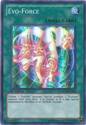 Evo-Force (ORCS-EN057) - Order of Chaos 1st Edition Order of Chaos Yugioh Single Squirtle Squad Card Shop.