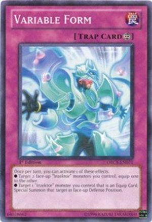 Variable Form (ORCS-EN071) - Order of Chaos 1st Edition Order of Chaos Yugioh Single Squirtle Squad Card Shop.