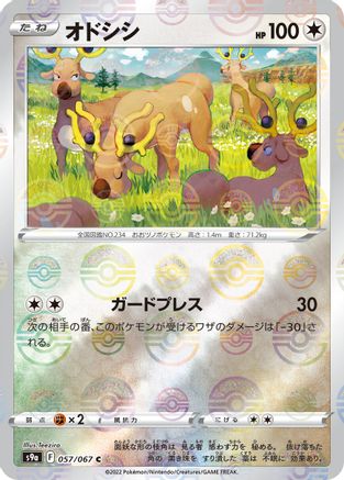 Stantler (Poke Ball Pattern) (057/067) - S9a Battle Region Holofoil S9a: Battle Region Pokemon Japanese Single Squirtle Squad Card Shop.