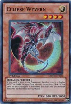 Eclipse Wyvern (SDDC-EN003) - Structure Deck: Dragons Collide 1st Edition Structure Deck: Dragons Collide Yugioh Single Squirtle Squad Card Shop.