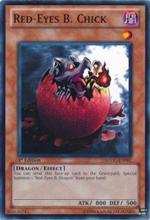 Red-Eyes B. Chick (SDDC-EN007) - Structure Deck: Dragons Collide 1st Edition Structure Deck: Dragons Collide Yugioh Single Squirtle Squad Card Shop.