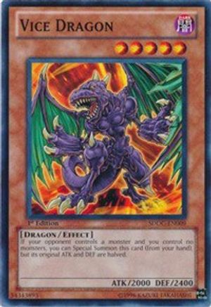 Vice Dragon (SDDC-EN009) - Structure Deck: Dragons Collide 1st Edition Structure Deck: Dragons Collide Yugioh Single Squirtle Squad Card Shop.