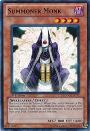 Summoner Monk (SDDC-EN017) - Structure Deck: Dragons Collide 1st Edition Structure Deck: Dragons Collide Yugioh Single Squirtle Squad Card Shop.