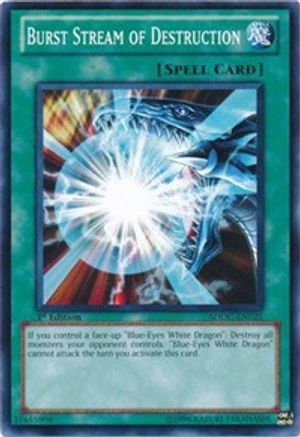 Burst Stream of Destruction (SDDC-EN025) - Structure Deck: Dragons Collide 1st Edition Structure Deck: Dragons Collide Yugioh Single Squirtle Squad Card Shop.