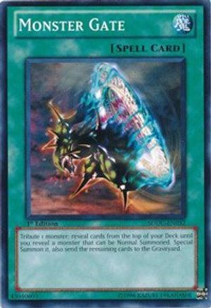 Monster Gate (SDDC-EN032) - Structure Deck: Dragons Collide 1st Edition Structure Deck: Dragons Collide Yugioh Single Squirtle Squad Card Shop.