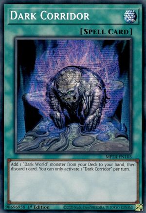 Dark Corridor (MP24-EN103) - 25th Anniversary Tin: Dueling Mirrors 1st Edition 25th Anniversary Tin: Dueling Mirrors Yugioh Single Squirtle Squad Card Shop.