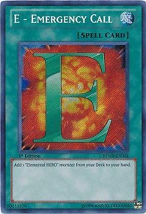 E - Emergency Call (RYMP-EN024) - Ra Yellow Mega Pack Unlimited Ra Yellow Mega Pack Yugioh Single Squirtle Squad Card Shop.