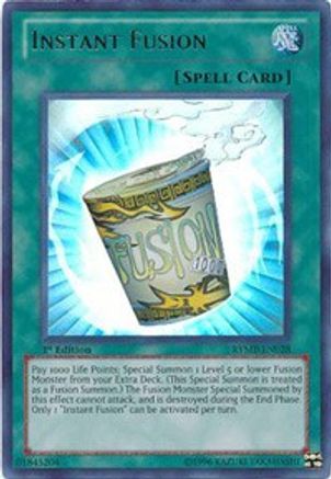 Instant Fusion (RYMP-EN028) - Ra Yellow Mega Pack 1st Edition Ra Yellow Mega Pack Yugioh Single Squirtle Squad Card Shop.