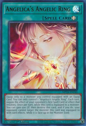 Angelica's Angelic Ring (MP24-EN240) - 25th Anniversary Tin: Dueling Mirrors 1st Edition 25th Anniversary Tin: Dueling Mirrors Yugioh Single Squirtle Squad Card Shop.