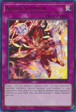 Alpha Summon (MP24-EN256) - 25th Anniversary Tin: Dueling Mirrors 1st Edition 25th Anniversary Tin: Dueling Mirrors Yugioh Single Squirtle Squad Card Shop.