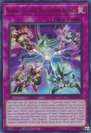 Soul of the Supreme King (MP24-EN268) - 25th Anniversary Tin: Dueling Mirrors 1st Edition 25th Anniversary Tin: Dueling Mirrors Yugioh Single Squirtle Squad Card Shop.