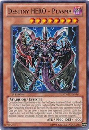 Destiny HERO - Plasma (RYMP-EN036) - Ra Yellow Mega Pack Unlimited Ra Yellow Mega Pack Yugioh Single Squirtle Squad Card Shop.