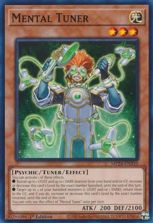 Mental Tuner (MP24-EN310) - 25th Anniversary Tin: Dueling Mirrors 1st Edition 25th Anniversary Tin: Dueling Mirrors Yugioh Single Squirtle Squad Card Shop.