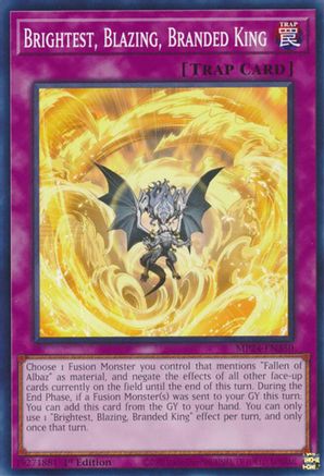 Brightest, Blazing, Branded King (MP24-EN350) - 25th Anniversary Tin: Dueling Mirrors 1st Edition 25th Anniversary Tin: Dueling Mirrors Yugioh Single Squirtle Squad Card Shop.