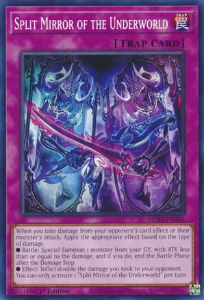 Split Mirror of the Underworld (MP24-EN386) - 25th Anniversary Tin: Dueling Mirrors 1st Edition 25th Anniversary Tin: Dueling Mirrors Yugioh Single Squirtle Squad Card Shop.