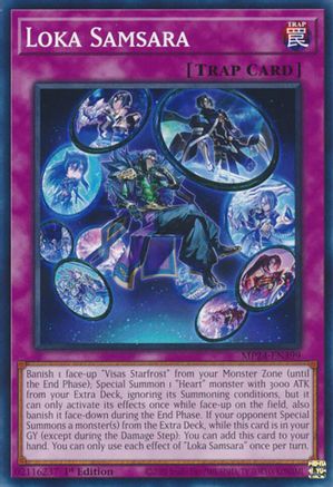 Loka Samsara (MP24-EN399) - 25th Anniversary Tin: Dueling Mirrors 1st Edition 25th Anniversary Tin: Dueling Mirrors Yugioh Single Squirtle Squad Card Shop.