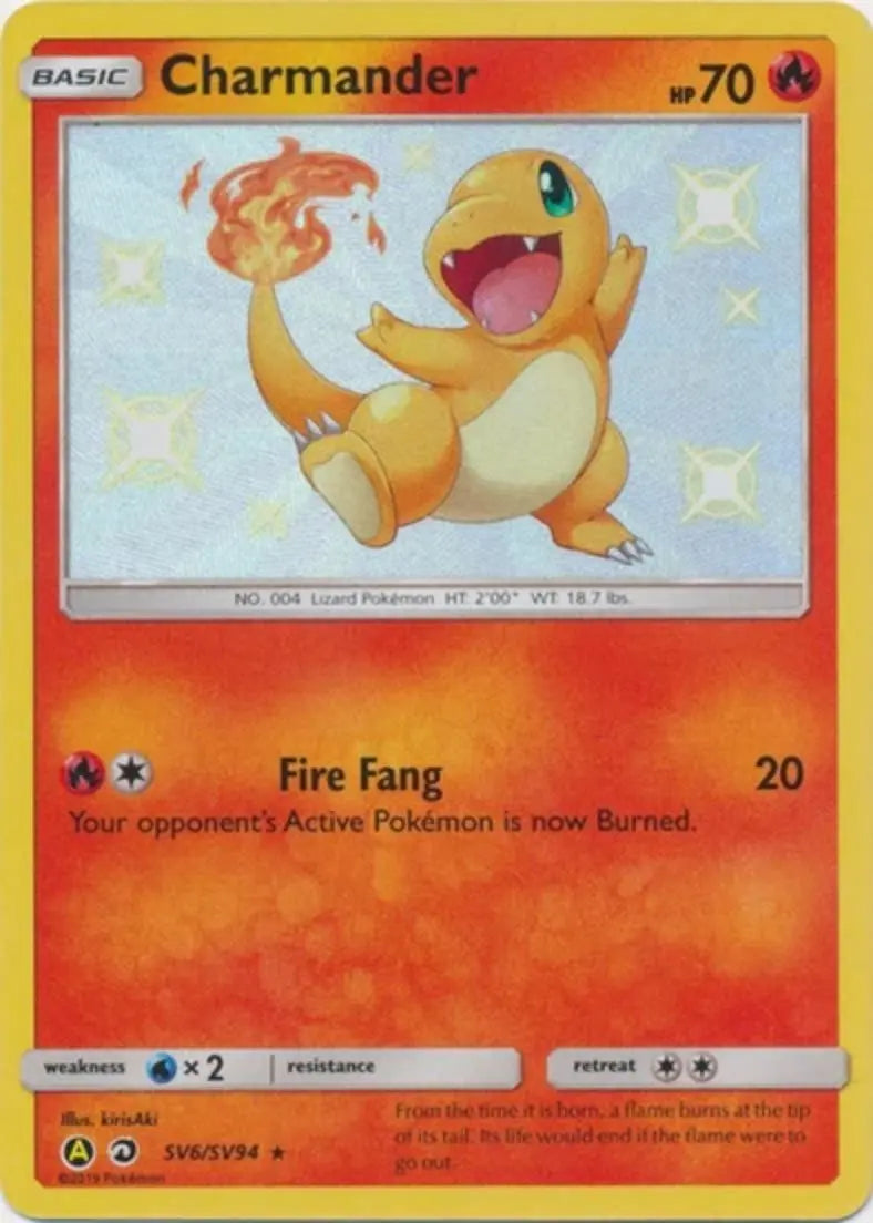 Pokemon - Hidden Fates - Charmander SV6/SV94 - Condition (MINT)