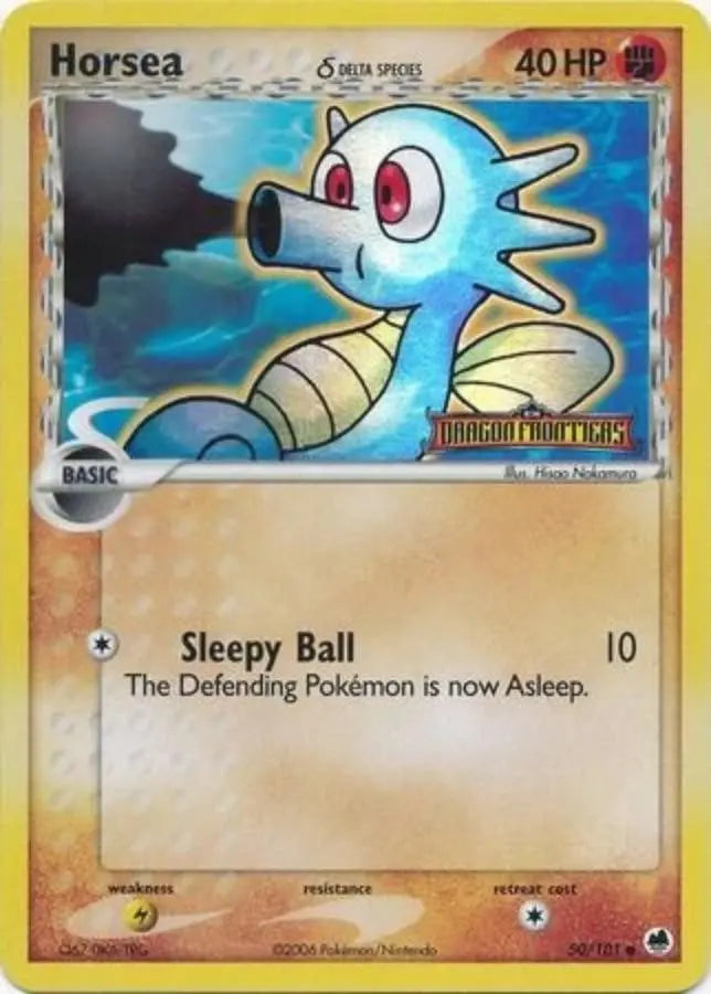 Pokemon - Ex Dragon Frontiers - Horsea 50/101 - Condition (LP-EX)