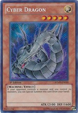 Cyber Dragon (RYMP-EN059) - Ra Yellow Mega Pack Unlimited Ra Yellow Mega Pack Yugioh Single Squirtle Squad Card Shop.