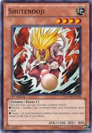 Shutendoji (RYMP-EN076) - Ra Yellow Mega Pack 1st Edition Ra Yellow Mega Pack Yugioh Single Squirtle Squad Card Shop.