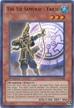 The Six Samurai - Yaichi (RYMP-EN088) - Ra Yellow Mega Pack Unlimited Ra Yellow Mega Pack Yugioh Single Squirtle Squad Card Shop.