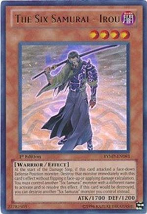 The Six Samurai - Irou (RYMP-EN093) - Ra Yellow Mega Pack 1st Edition Ra Yellow Mega Pack Yugioh Single Squirtle Squad Card Shop.